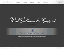 Tablet Screenshot of confidence-consult.com